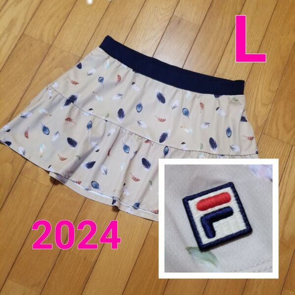 フィラ FILA テニスウェア スコート フェザー 2024年モデル L