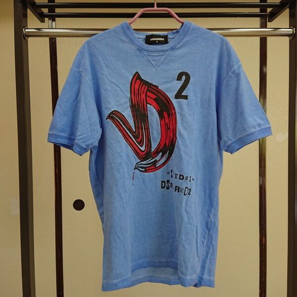 Dsquared2 タイダイ & ダメージ加工 Tシャツ