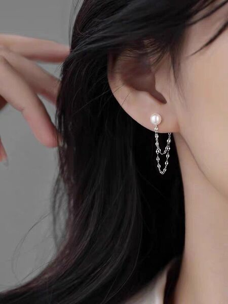 No:338★即購入可 高品質ピアス シルバー925 レディースファッション 金属アレルギー対応