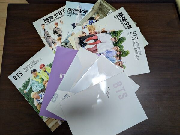 ■■BTS JAPAN OFFICIAL FANCLUB MAGAZINE■■ ■防弾少年団 会報誌 Vol.1〜9■
