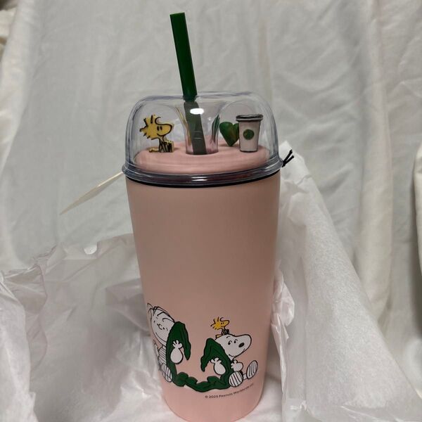 スターバックス スヌーピー スタバ PEANUTS ピンク タンブラー Starbucks SNOOPY