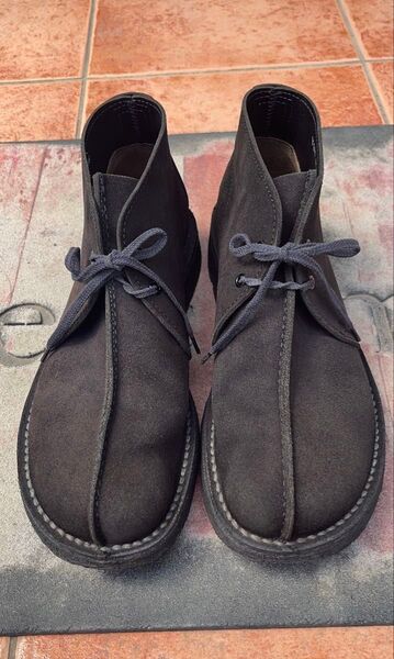 90年代ビンテージ REGAL リーガル チャッカブーツ ブラック 26cm Clarks スエード