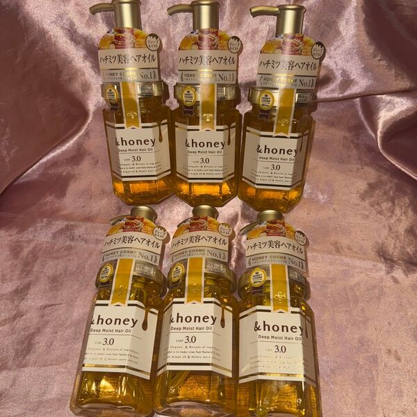 アンドハニー ディープモイスト ヘアオイル 100ml×6個セット