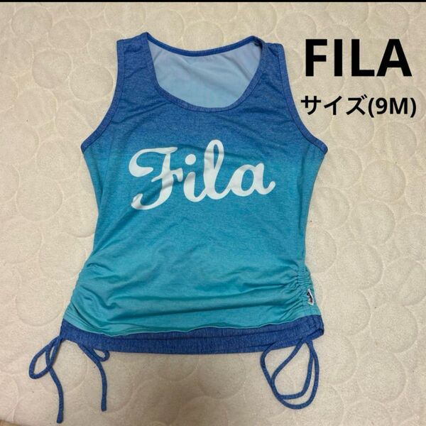 水着 FILA フィラ 9M ノースリーブ ブルー プール 海 日焼け 紫外線 タンクトップ