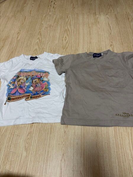 ディズニー Tシャツ 2枚セット ミッキー メディテレーニアンハーバー アンバサダーホテル 100cm