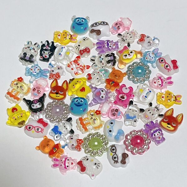サンリオ ディズニー キャラクター ネイルパーツ デコレーション レジン セット ③