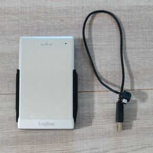 Logitec ポータブルHDD 160GB シルバー