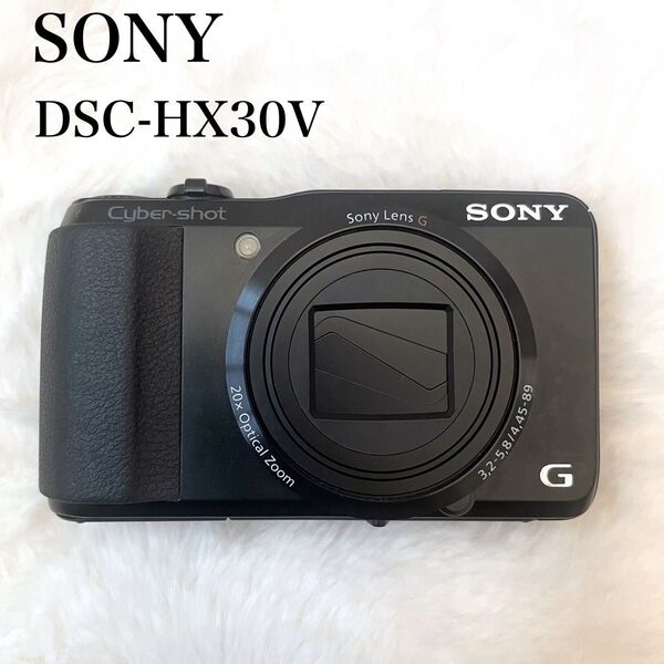 【動作確認済み】デジカメ SONY DSC-HX30V ブラック Wi-Fi 高画質 ソニー デジタルカメラ サイバーショット