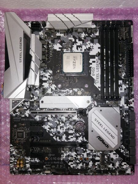 【CPU+マザーボード セット】Ryzen5 3600 + AM4マザー ASRock B450 Steel Legend