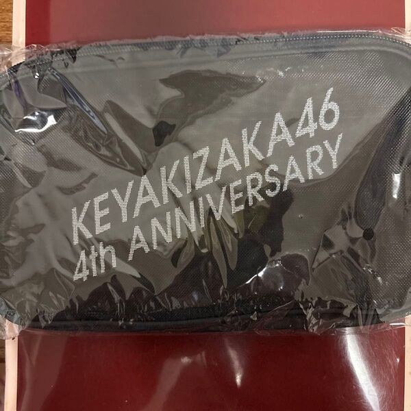 新品 未開封 欅坂46 4th ANNIVERSARY メッシュポーチ