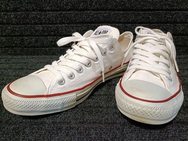 コンバース オールスター 27.5cm 白 CONVERSE CANVAS ALL STAR ローカットスニーカー ホワイト