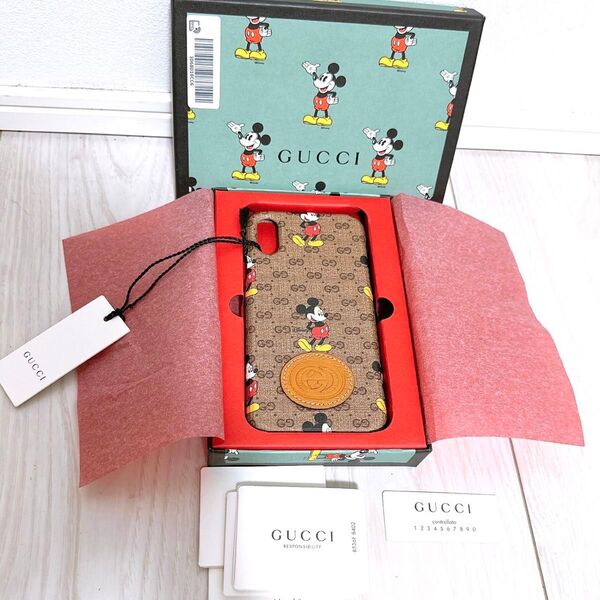 新品・未使用 GUCCI(グッチ)iPhoneケースX・XS用 ディズニーコラボ