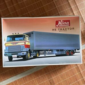 新品 アオシマ プラモデル 日野自動車旧名車シリーズ 日野HEトレーラー 後期型