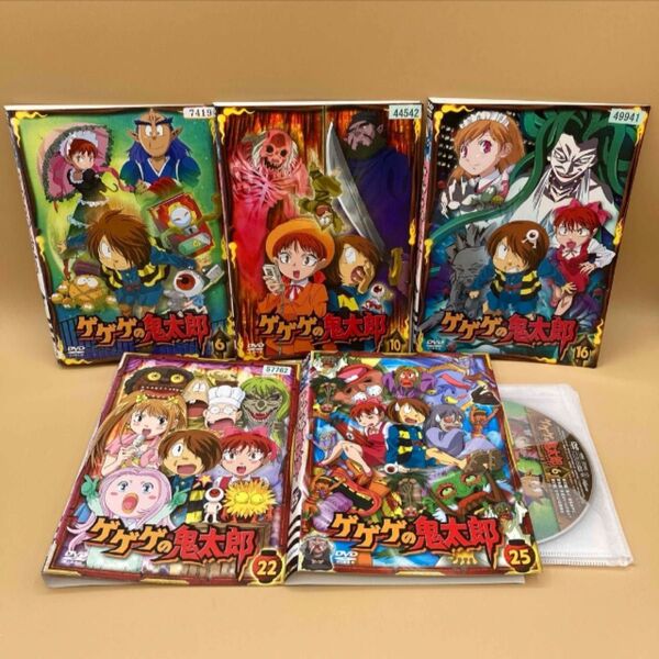 ゲゲゲの鬼太郎 2007 2008 TVシリーズ DVD 5本 6・10・16