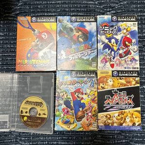 ゲームキューブ ソフト 6点まとめ売り【スマブラ、マリオパーティ、マリオテニス、マリオゴルフ、ソニック、ペーパーマリオ】