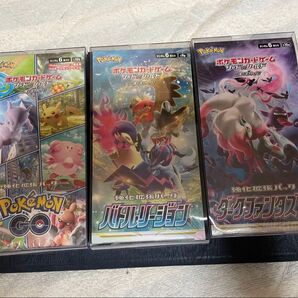ポケモンGO バトルリージョン ダークファンタズマ 3boxセット 1オーナー品 シュリンク有