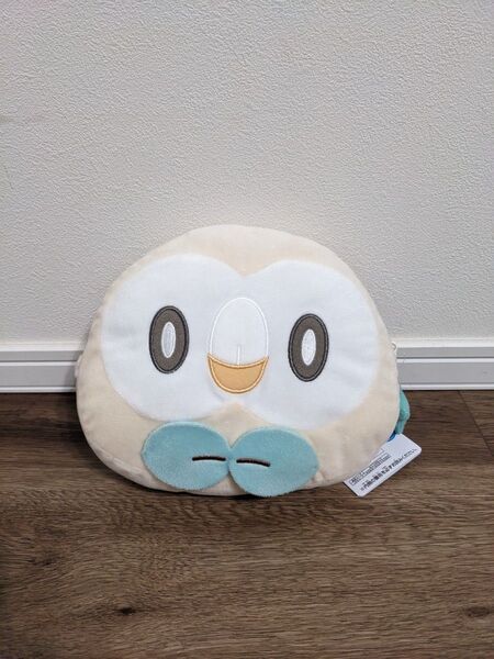 【即日配送】ポケピース 大きい顔型ぬいぐるみポーチ モクロー