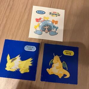 ポケモンパン デコキャラシール サンダース カイリュー テブリム スリープ ポケモンスリープ