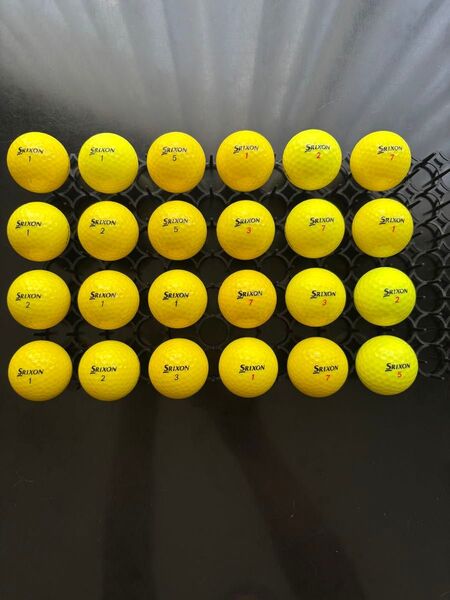 ①送料込み SRIXON DISTANCE イエロー ロストボール24球セット