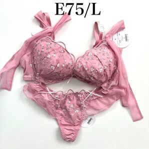 E75/L 【ファンシードール】 上下セット ピンク