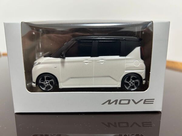 ダイハツ 新型ムーヴ プルバックカー ホワイト×ブラック ツートーン ミニカー プルバックカー MOVE