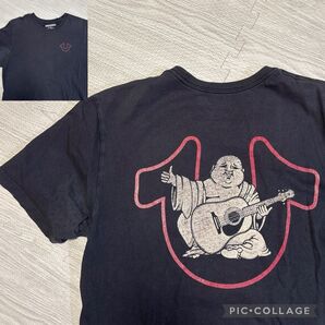 TRUE RELIGION トゥルーレリジョン 希少 プリントTシャツ M 黒