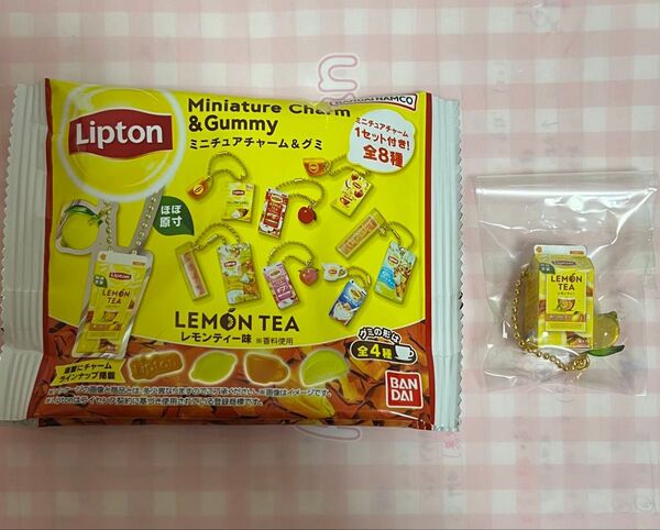 Lipton ミニチュアチャーム&グミ チャーム ミニチュア 食玩
