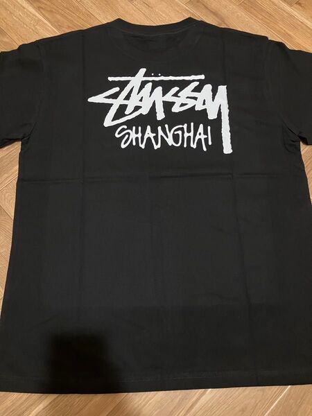 STUSSY タグなし 格安 半袖Tシャツ 黒 Lサイズ 黒 人気 早い者勝ち