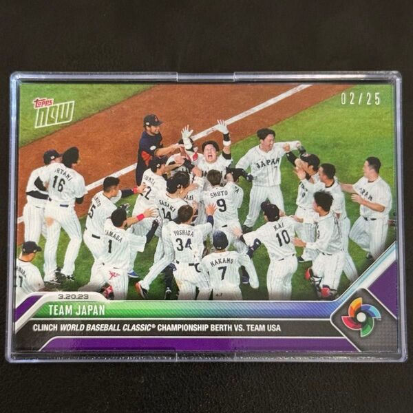 Topps Now WBC 2023 67 /25メキシコ戦 準決勝 サヨナラ勝利 村上宗隆 大谷翔平