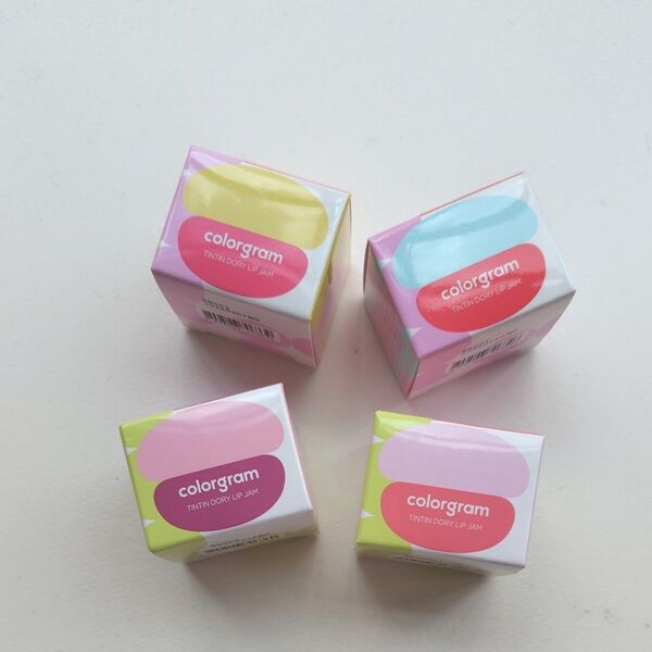 神秘未使用 カラーグラム ティンティン ドーリーリップジャム 4個セット colorgram tintin dory lip