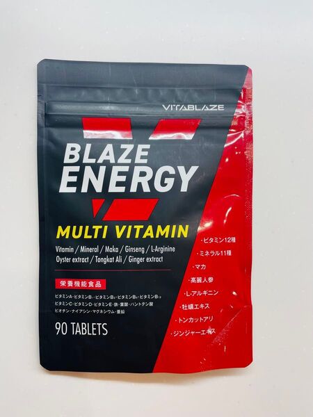 BLAZE ENERGY マルチビタミン & マルチミネラル サプリ ビタミン 12種 30日分 90粒 新品未開封品