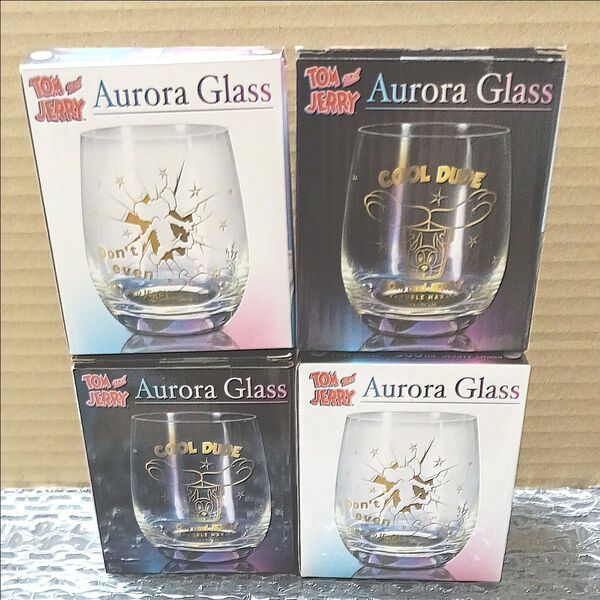トムとジェリー(TOM&JERRY)オーロラグラス 全2種類×2セット(4個セット)/AuroraGrass