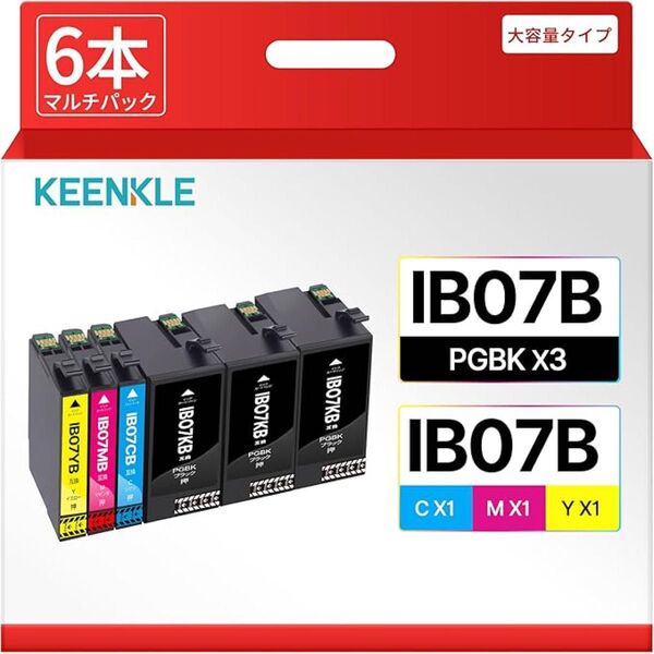 IB07CL4B マウス 6本セット エプソン 用 IB07 互換インク