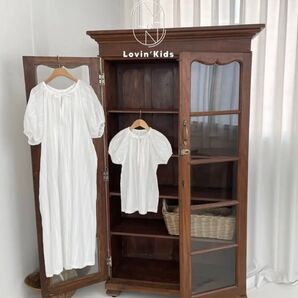 パフミッシェルワンピース Lovin 親子リンク 親子お揃い 親子コーデ ワンピース