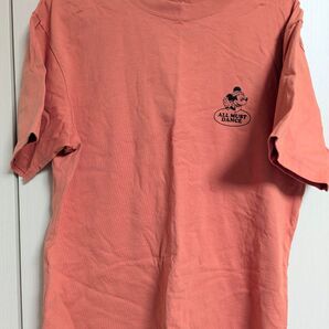 ミッキーマウス Tシャツ オレンジ系 UNIQLO