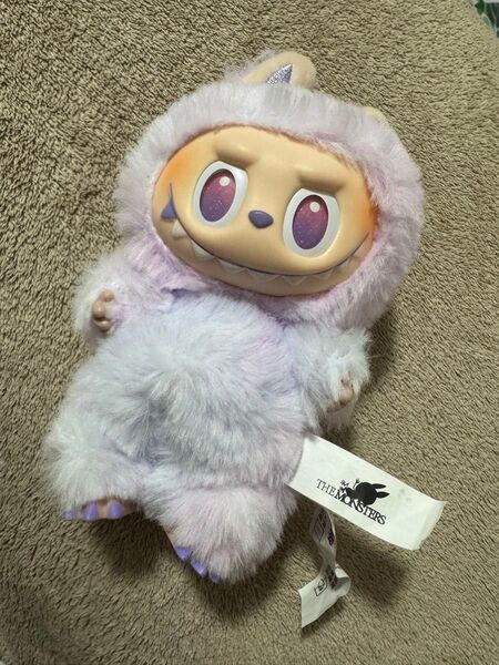 ラブブ Labubu ぬいぐるみキーホルダー ぬいぐるみ energy Luck 紫 パープル 紫色