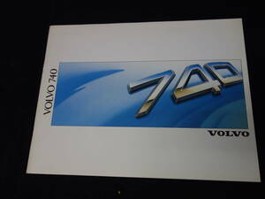 [Y1000 prompt decision ]VOLVO Volvo 740 sedan / Wagon 7B230 / 7B230W type exclusive use main catalog Japanese edition /1988 year / Volvo Japan [ at that time thing ]