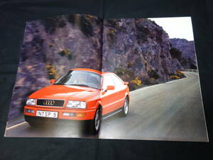 [Y900 prompt decision ]Audi Coupe Audi coupe 2.8E E-8BAAH type Japanese edition exclusive use main catalog 1992 year [ at that time thing ]