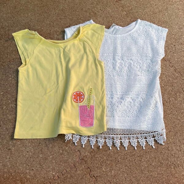 女の子用 トップス セット カーターズ H&M Carter's 刺繍 レース ノースリーブ