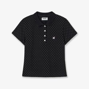 aeae ドット Tシャツ 【ブラック】