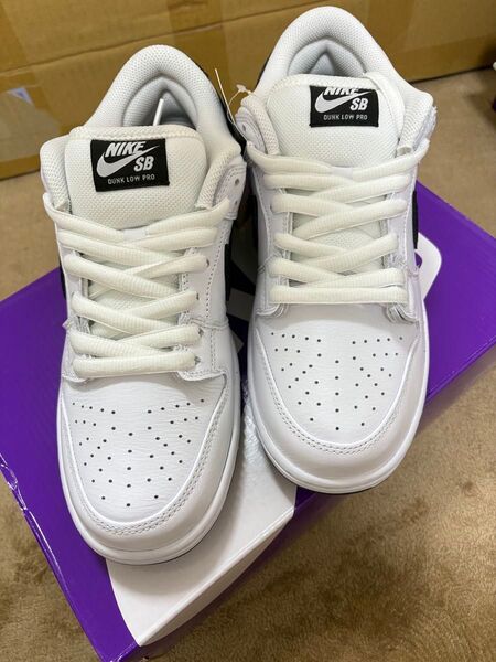 NIKE SB DUNK LOW PRO "White/Black"27.5センチ