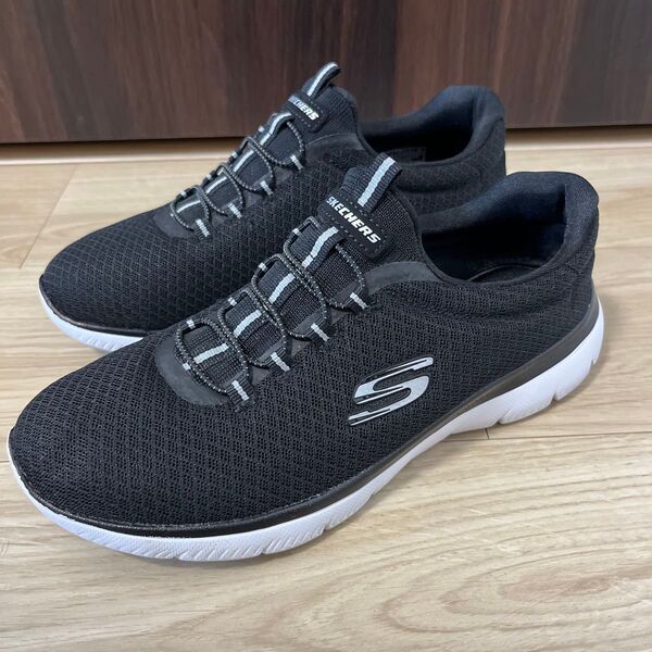 SKECHERS サミッツ スリッポン スニーカー 24cm