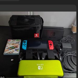 NintendoSwitch(赤箱・バッテリー強化版) 動作確認済・美品