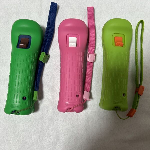 【動作確認済】美品 Wiiリモコンプラス キャラクター3本セット