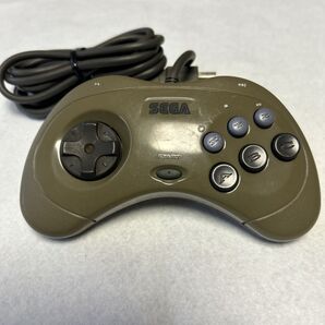 SEGA 有線コントローラー グレー 6ボタン