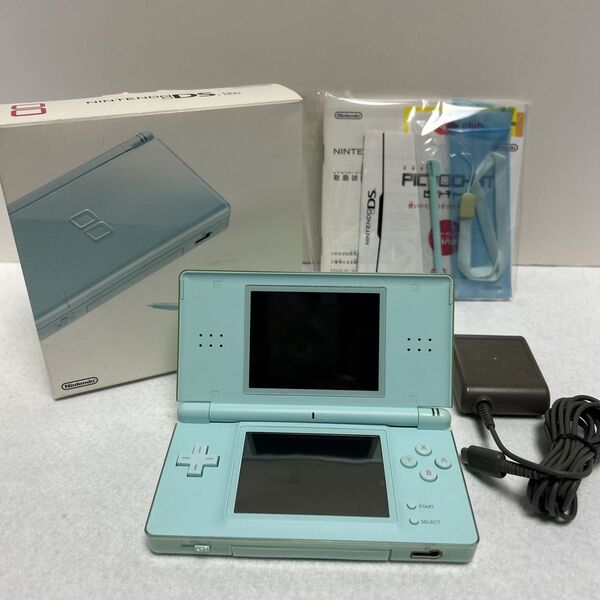 美品 完備品 ニンテンドー DS Lite DSライト 本体 アイスブルー