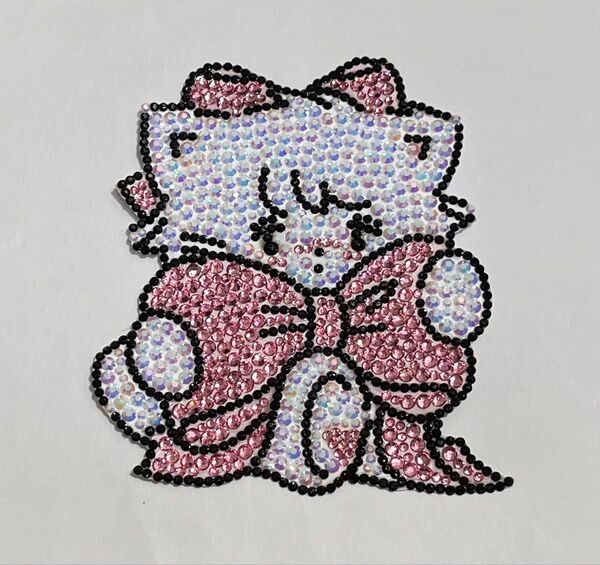 デコうちわ パーツ 《mikko》薄ピンク色