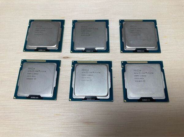 intel Core i7 3770 SR0PK 3.4GHz(最大 3.9GHz) 4コア/8スレッド LGA1155 中古品