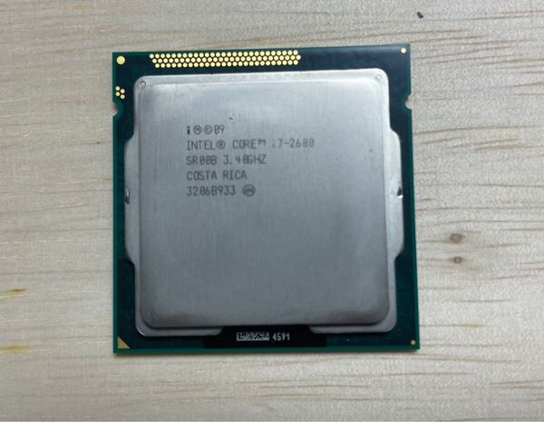 intel Core i7 2600 SR00B 3.4GHz(最大 3.8GHz) 4コア/8スレッド LGA1155 中古品