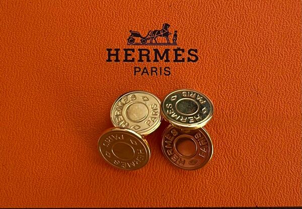 HERMES エルメス カフス ゴールド セリエ アクセサリー セリエカフス ボタン